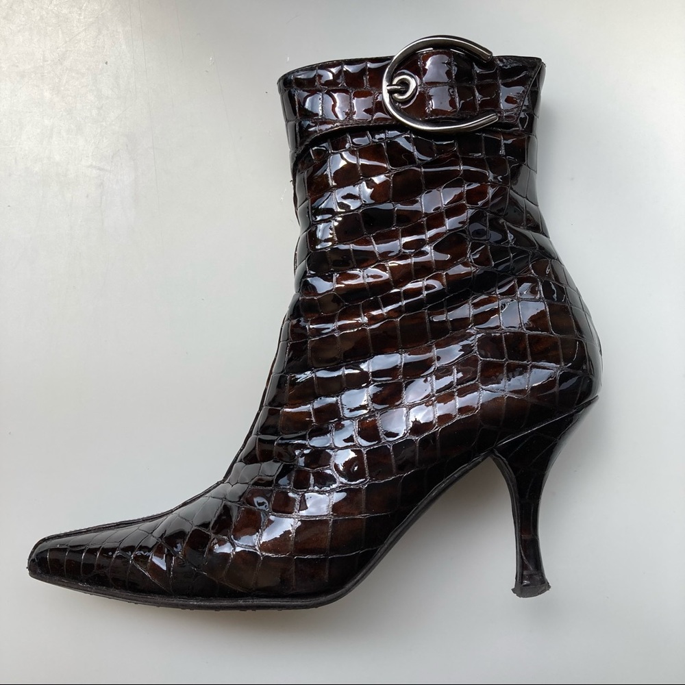 Stuart Weitzman Nubuckleboot Heeled Booties - image 2